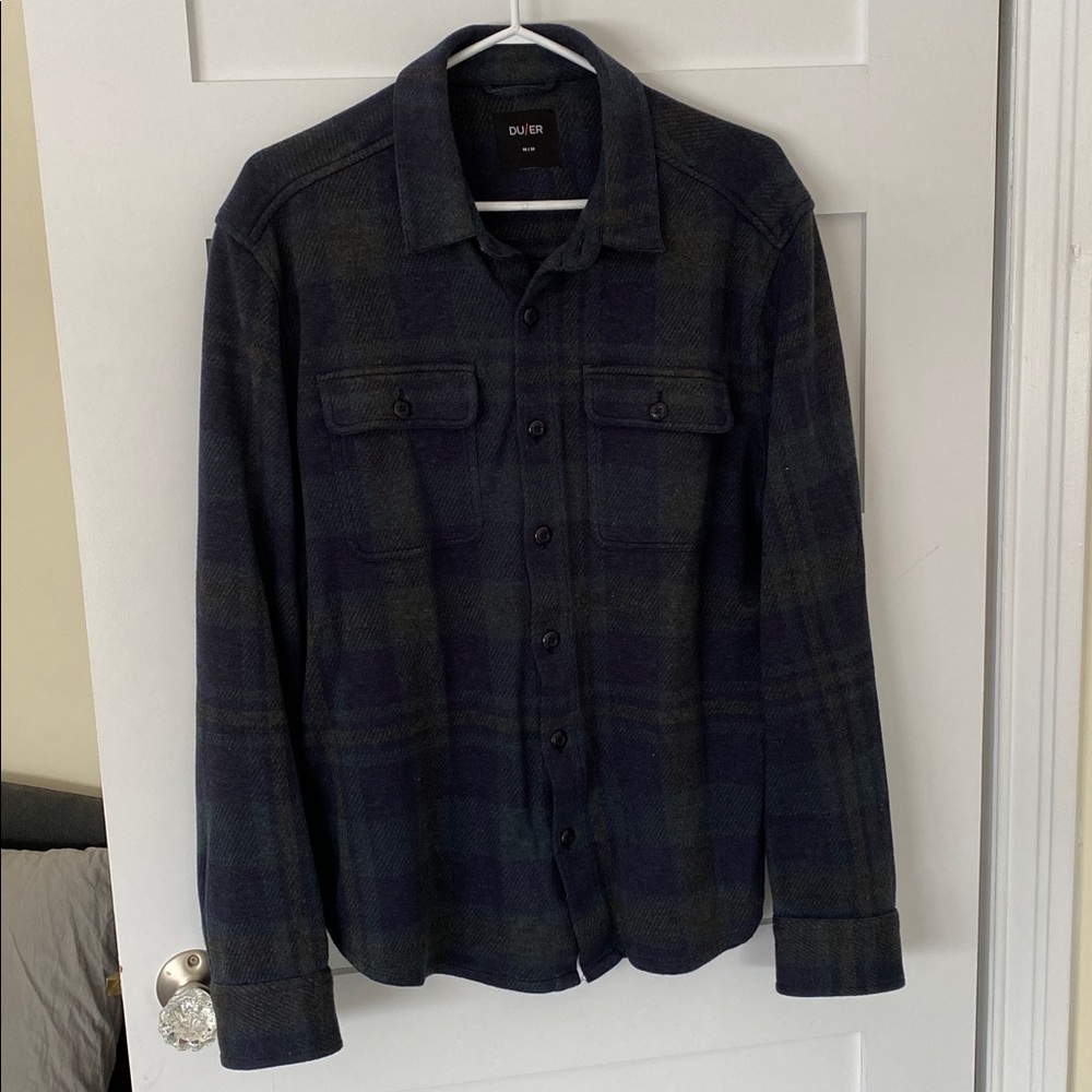 Men’s DU/ER Pimlico Paid Long Sleeved Shirt Shaket Button Down